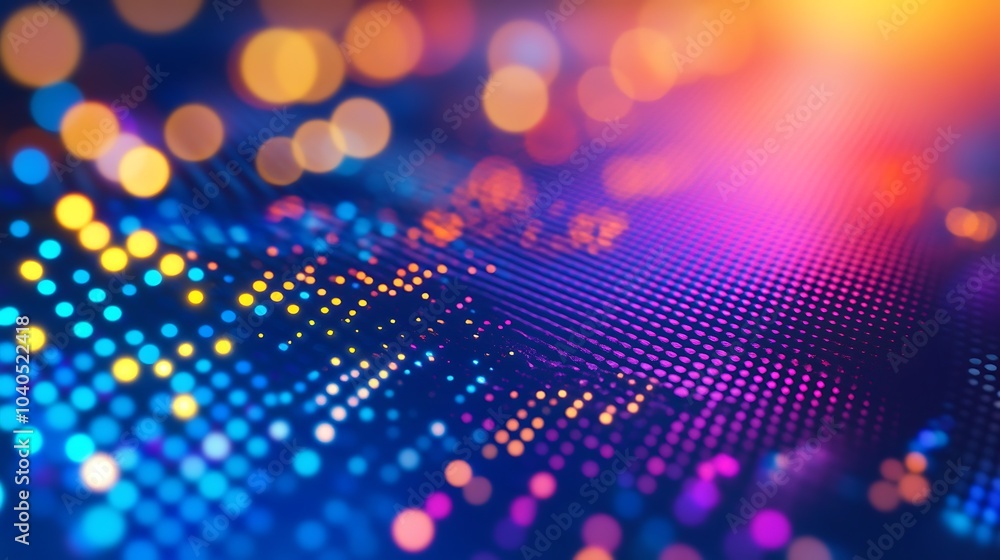Bright colorful background with vibrant dots creating a dynamic abstract design Bright colorful background with vibrant dots creating a dynamic abstract design