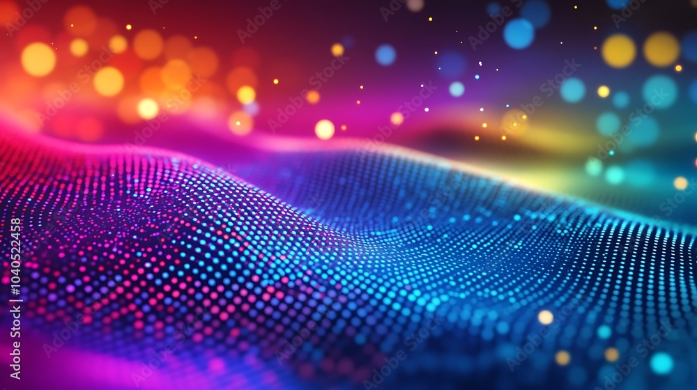 Colorful background featuring vibrant dots in an abstract design Colorful background featuring vibrant dots in an abstract design