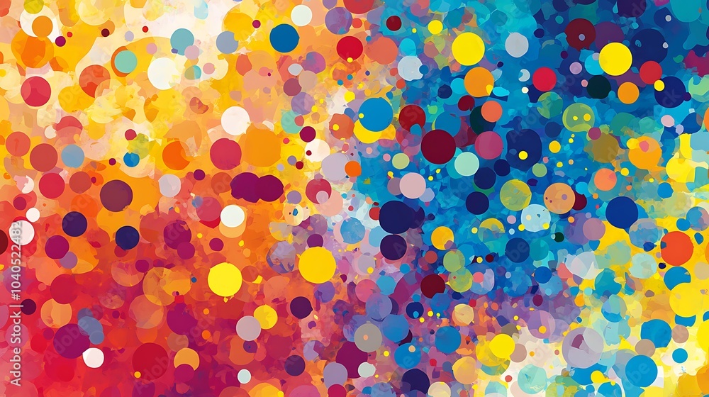 Colorful background featuring vibrant dots in an abstract design Colorful background featuring vibrant dots in an abstract design