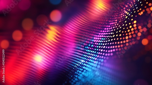 Colorful background featuring vibrant dots in an abstract design