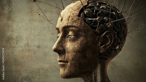 Wallpaper Mural An image depicting a marionette within a human head, symbolizing the concept of mind control.



 Torontodigital.ca