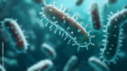 Bacteria, Virus, Probiotics, Oral bacteria microorganisms, Concept Microorganism, Oral Health, Biology science microscopic medicine, Immune system boost