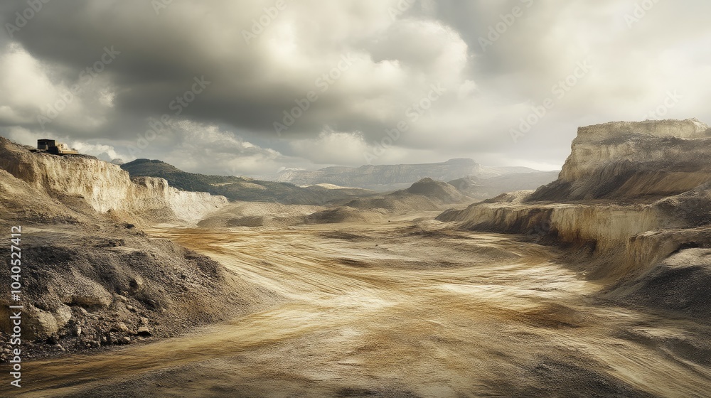 Fototapeta premium The Harsh Reality of Mining Degradation