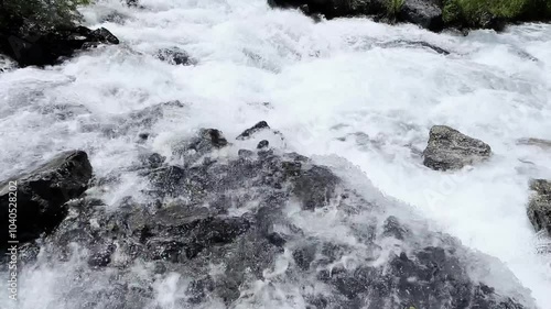 Origin of Waterfall starting from underground 4K Stock video