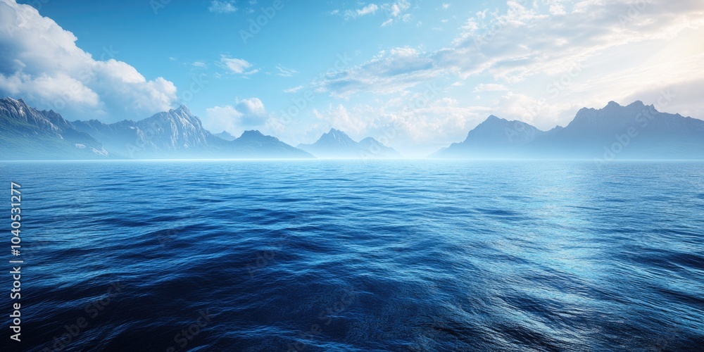 Fototapeta premium mountain lake scenery