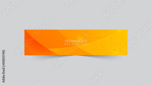 Gradient Modern abstract fluid technology LinkedIn banner