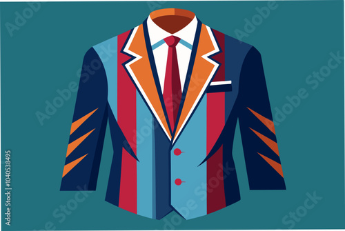 Blazer vector art illustration