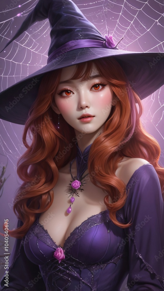 Fototapeta premium young witch