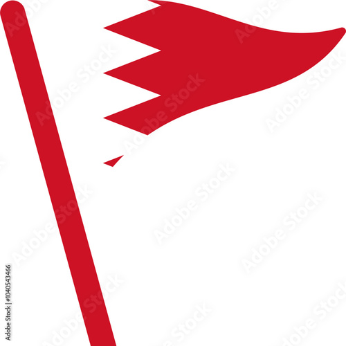 Free Download Bahrain Flag Free Flown Icon - GFXLoad
