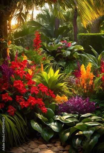 colorful plant arrangements lush natural settings showcasing vibrancy diversity flora, beauty, botanical, bloom, blossom, composition, decor, decorative