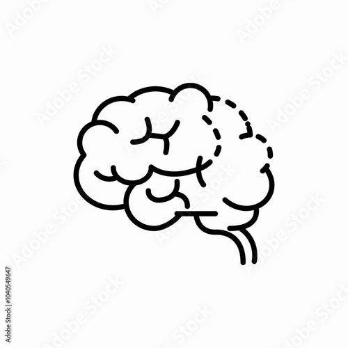 human nervous icon sign vector
