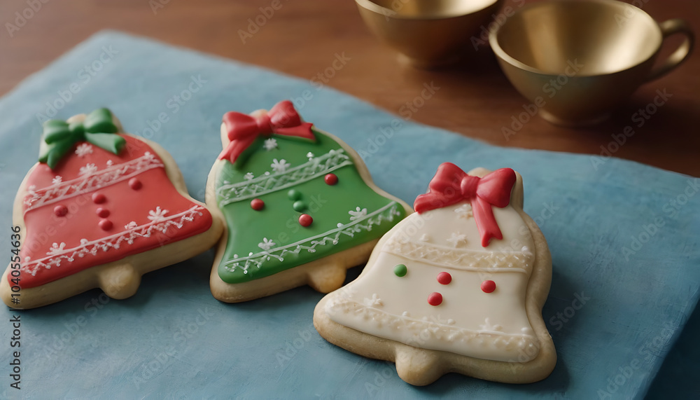 christmas bell shaped sugar cookies christmas bell shaped sugar cookies