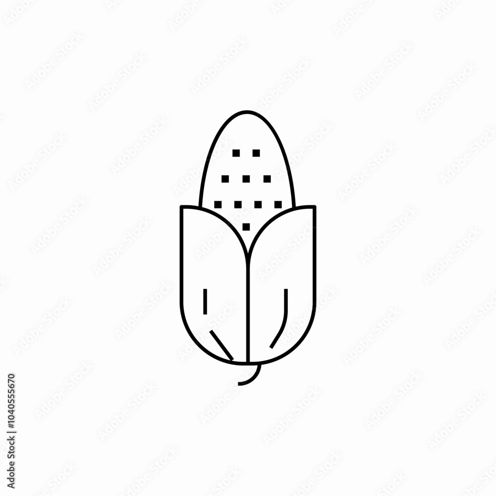 corn farm icon sign vector corn farm icon sign vector