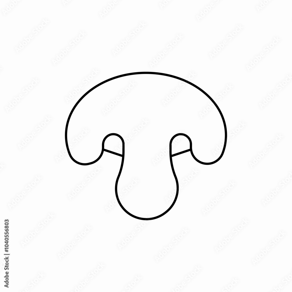 mushroom vegetable icon sign vector mushroom vegetable icon sign vector