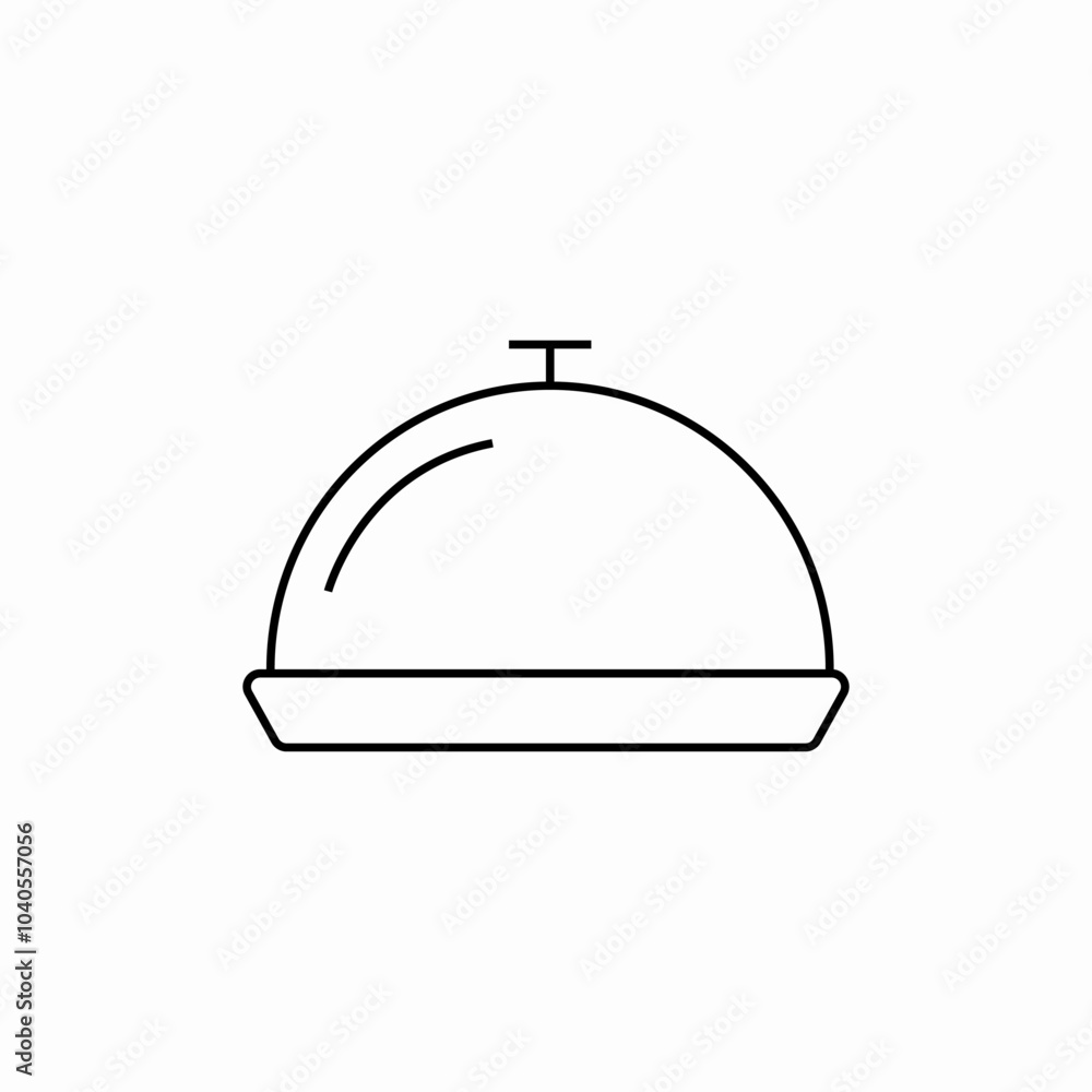 serving plate icon sign vector serving plate icon sign vector