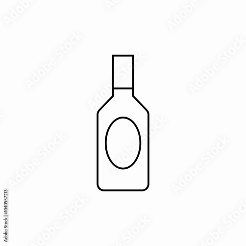 wine bottle icon sign vector