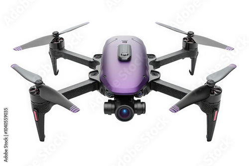 Obraz na płótnie Purple drone taxi isolated on transparent background, png file, no background png file w salonie