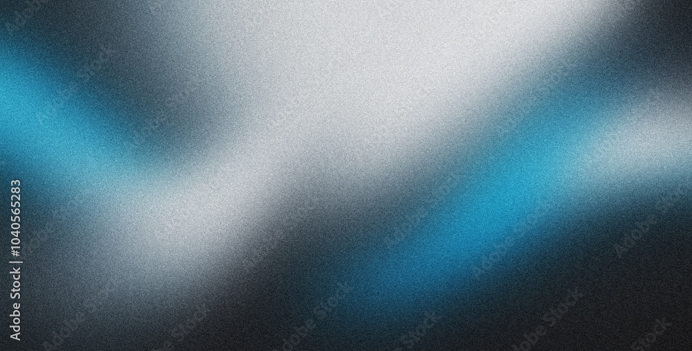 Fototapeta premium Modern abstract design with grainy texture on a blue and gray gradient background
