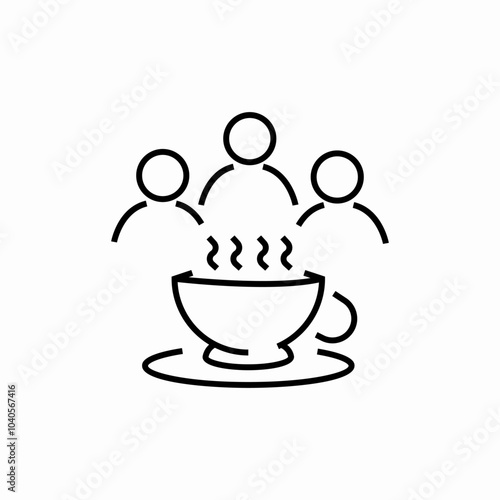 espresso mug icon sign vector