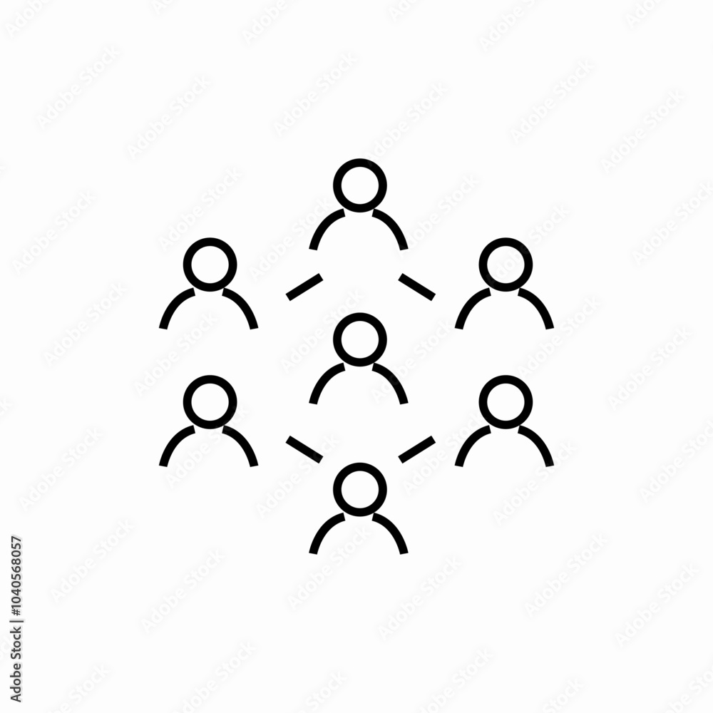 human interaction icon sign vector human interaction icon sign vector