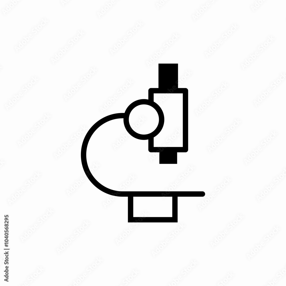 microscope detailed icon sign vector microscope detailed icon sign vector