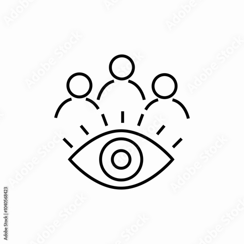 observer team icon sign vector