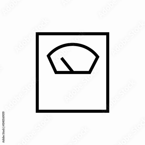 weight kg icon sign vector