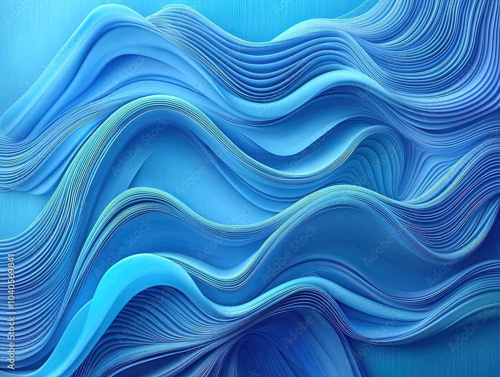 Dynamic Abstract Turquoise Fabric: A Stunning Poster for Sporty Interiors, Showcasing Wavy Forms and Rhythmic Light Play for Depth and Style Dynamic Abstract Turquoise Fabric: A Stunning Poster for Sporty Interiors, Showcasing Wavy Forms and Rhythmic Light Play for Depth and Style