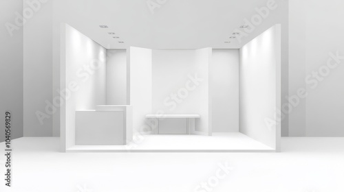 Wallpaper Mural Minimalist Exhibition Booth Torontodigital.ca