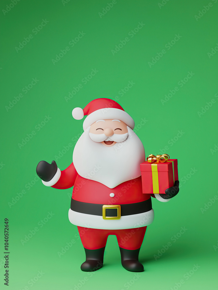 Cute 3d Santa Claus character Cute 3d Santa Claus character