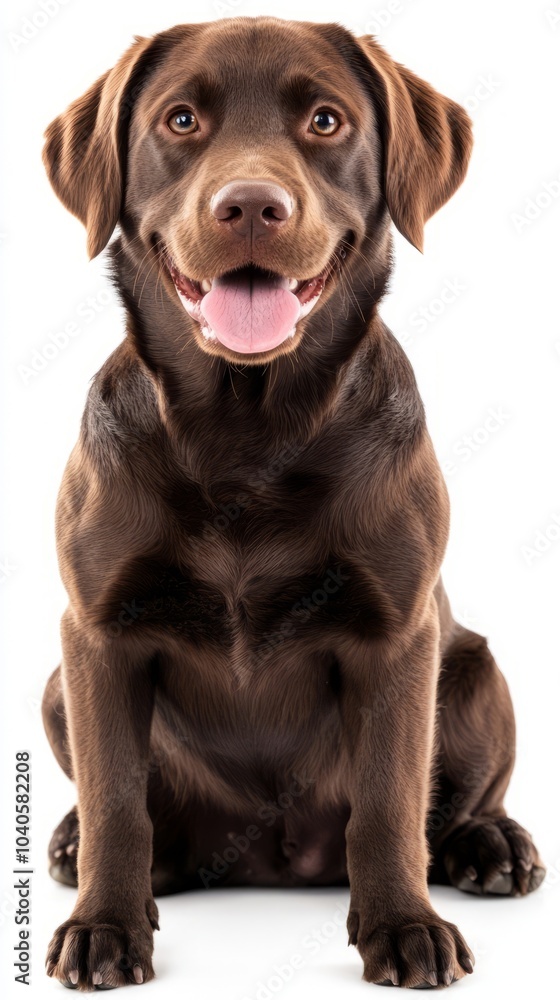 Happy Chocolate Labrador Happy Chocolate Labrador