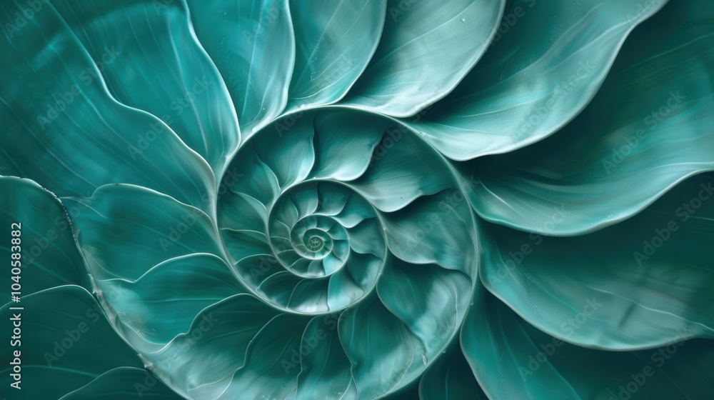 Abstract wallpaper featuring a nautilus shell, with a focus on its detailed swirl. The shell's natural beauty is a perfect example of marine life. Abstract wallpaper featuring a nautilus shell, with a focus on its detailed swirl. The shell's natural beauty is a perfect example of marine life.