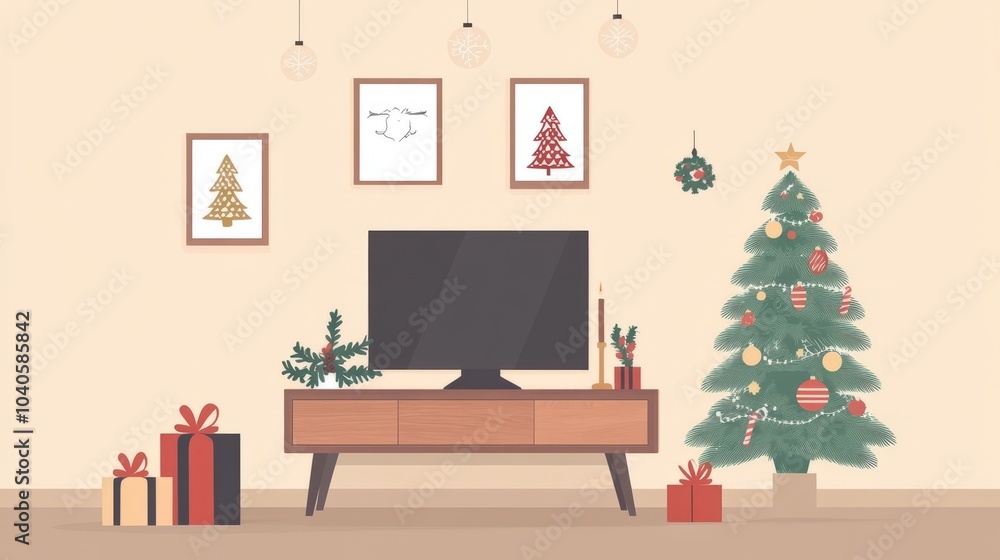 Cozy Christmas Living Room Cozy Christmas Living Room