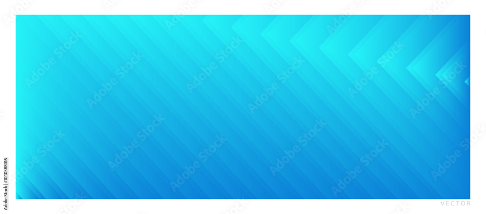 Gradient Blue Stripes with Neon Light Effect - Blank Banner Illustration Gradient Blue Stripes with Neon Light Effect - Blank Banner Illustration