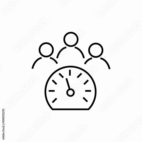 work time icon sign vector