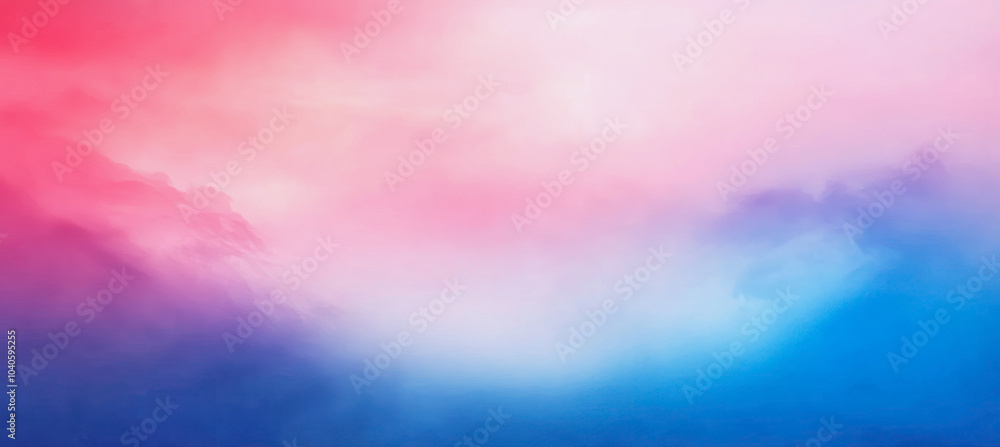 Obraz premium A serene abstract gradient color background blending soft pink and blue hues, perfect for creative projects and digital designs