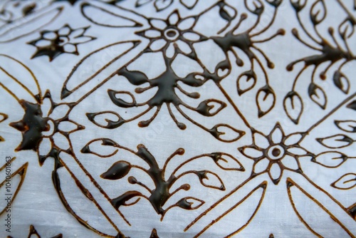 Wax pattern for Batik photo