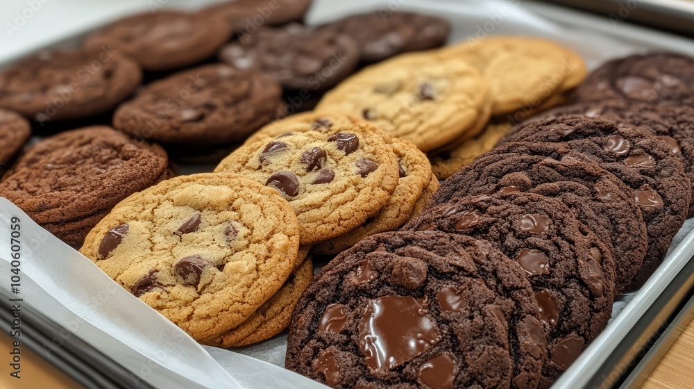 Fototapeta premium Assorted Cookies on Tray