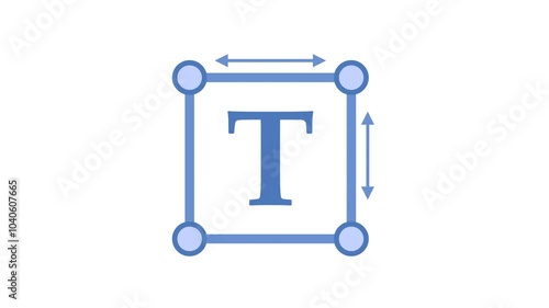 Text  icon animation for video motion graphics