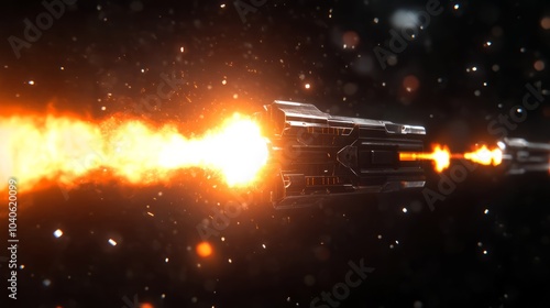 Space Gun Firing photo