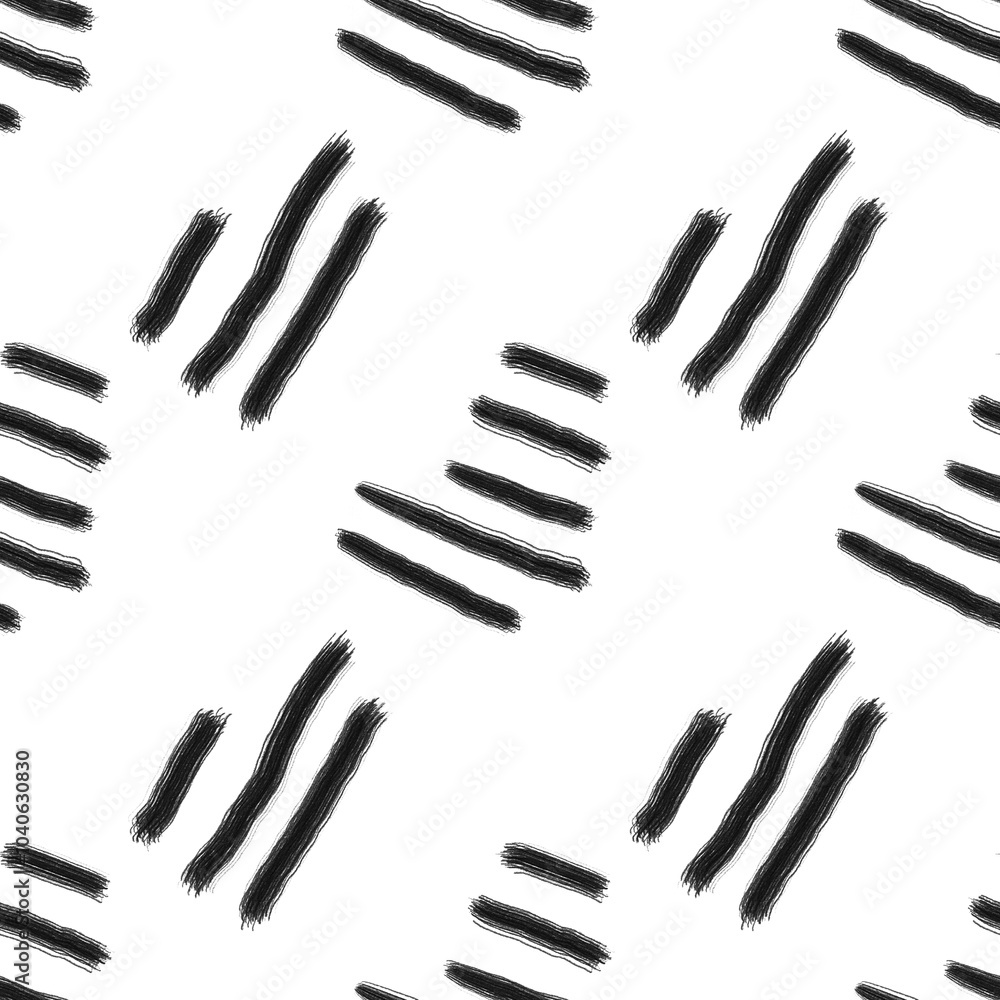 Seamless abstract geometric pattern. Simple background in black, white colors. Illustration. Abstract lines, triangles. Design for textile fabrics, wrapping paper, background, wallpaper, cover. Seamless abstract geometric pattern. Simple background in black, white colors. Illustration. Abstract lines, triangles. Design for textile fabrics, wrapping paper, background, wallpaper, cover.