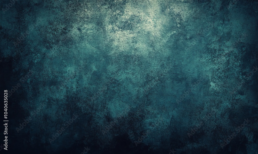 dark blue background texture with black vignette in old vintage textured border design dark elegant teal color wall with light spotlight center dark blue background texture with black vignette in old vintage textured border design dark elegant teal color wall with light spotlight center