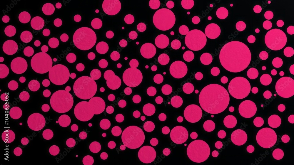 Black Abstract Background with Pink Circles for Media Design - High Resolution 32K Minimalist Photography Black Abstract Background with Pink Circles for Media Design - High Resolution 32K Minimalist Photography