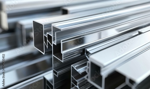 Cross sections of extruded aluminum or aluminum channels for use in manufacturing and fabrication