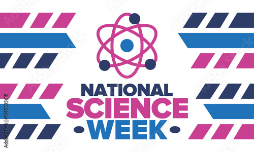 National Science Week. Celebrating science, technology, engineering and maths. DIY. Medical and healthcare. Vector illustration