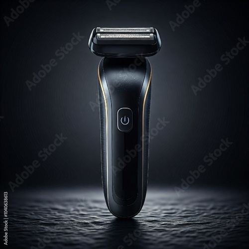 electric shaver isolated on black