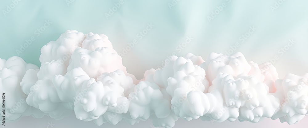 Soft Pastel Cloudscape with Floating Layers for Mobile Wallpapers Soft Pastel Cloudscape with Floating Layers for Mobile Wallpapers