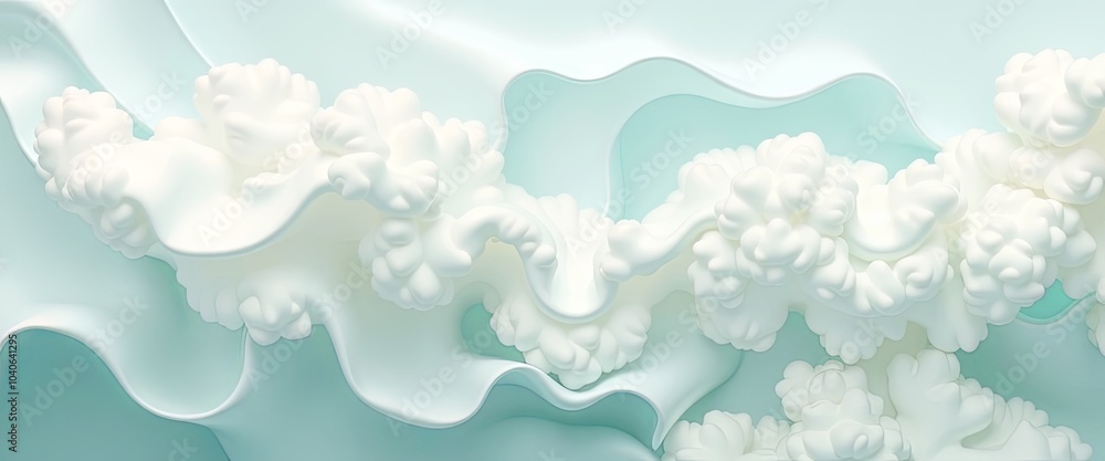 Light and Airy Cloud Design with Gentle Flowing Textures for Mobile Art Light and Airy Cloud Design with Gentle Flowing Textures for Mobile Art