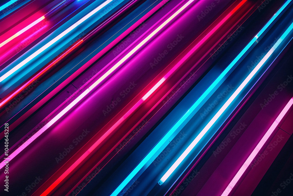 Neon colored lines and tubes. Cyber style. Concept template for backgrounds, wallpapers and overlays. New Year and holiday style, sparkling highlights Neon colored lines and tubes. Cyber style. Concept template for backgrounds, wallpapers and overlays. New Year and holiday style, sparkling highlights