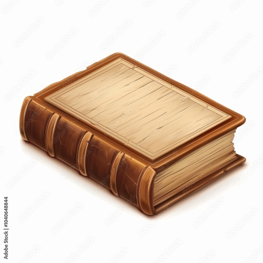 Obraz premium Book icons, 3d realistic textbook symbol, education pictogram, bookstore logo, library graphic element